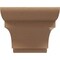 Ekena Millwork 12"W x 24"D x 12"H Wide New Brighton Rough Cedar Woodgrain TimberThane Corbel, Primed Tan CORUR12X24X12NEBRCPR - alternate 5